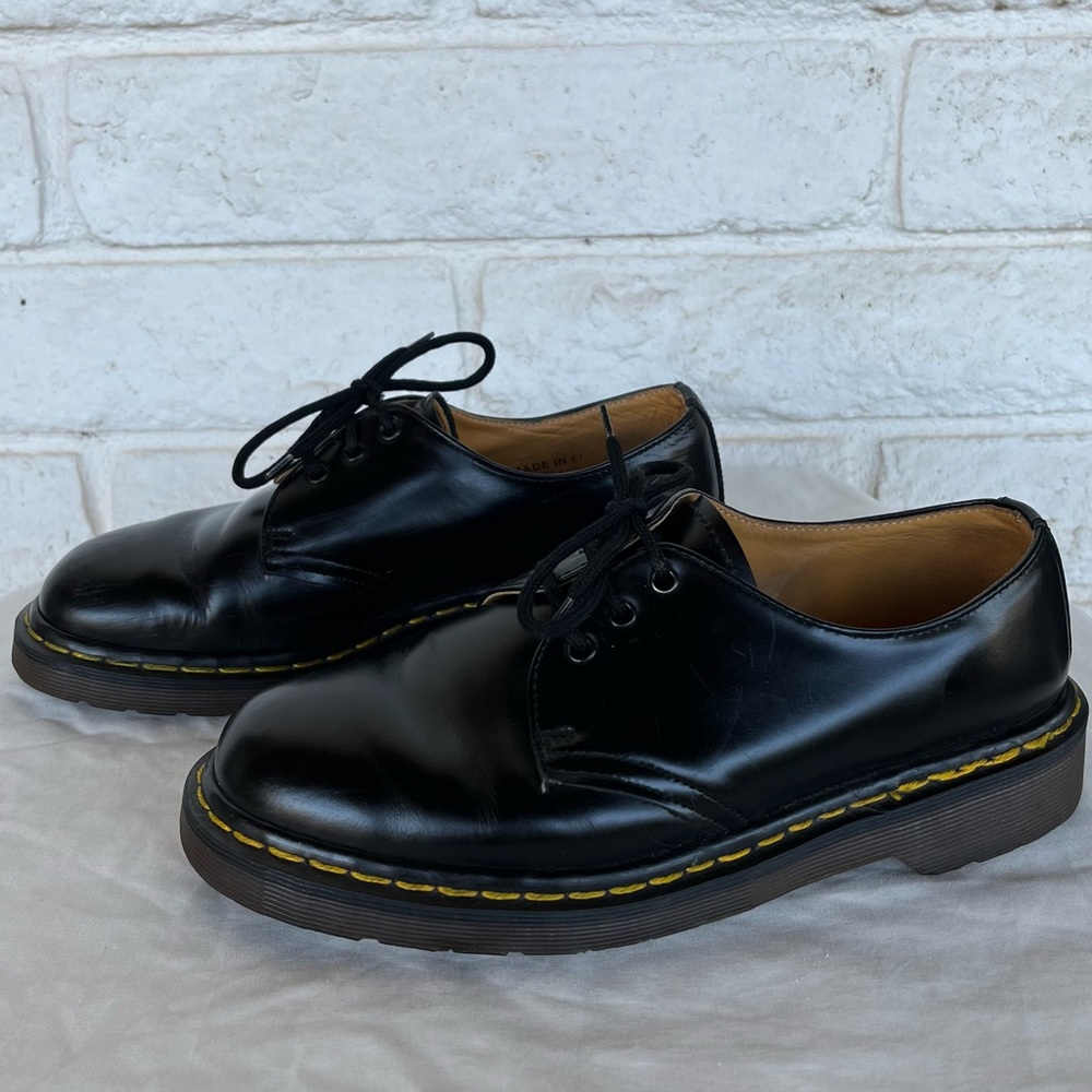 Men’s 6 Women’s 8 Dr. Marten’s 1461 Vintage Made in England Oxford Shoes Black - Picture 2 of 11